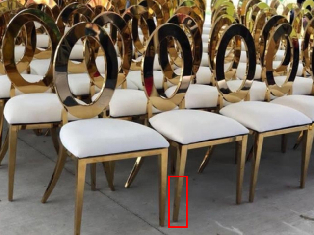 metal chair legs
